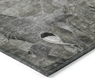 Piper Looms Chantille Floral ACN558 Gray Area Rug