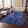 Piper Looms Chantille Organic ACN559 Navy Area Rug