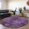 Piper Looms Chantille Organic ACN559 Purple Area Rug