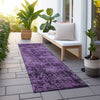 Piper Looms Chantille Organic ACN559 Purple Area Rug