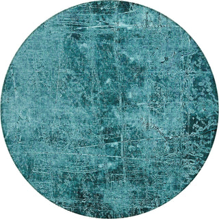 Piper Looms Chantille Organic ACN559 Teal Area Rug