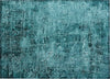 Piper Looms Chantille Organic ACN559 Teal Area Rug