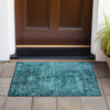 Piper Looms Chantille Organic ACN559 Teal Area Rug