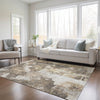 Piper Looms Chantille Floral ACN560 Beige Area Rug