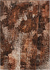 Piper Looms Chantille Floral ACN560 Paprika Area Rug