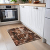 Piper Looms Chantille Floral ACN560 Paprika Area Rug