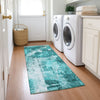 Piper Looms Chantille Floral ACN560 Teal Area Rug