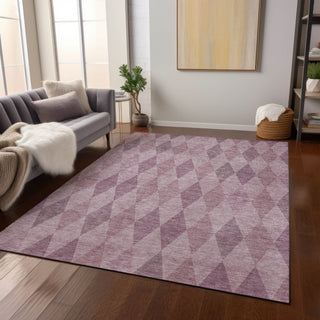 Piper Looms Chantille Geometric ACN561 Blush Area Rug