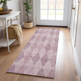 Piper Looms Chantille Geometric ACN561 Blush Area Rug