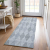 Piper Looms Chantille Geometric ACN561 Denim Area Rug