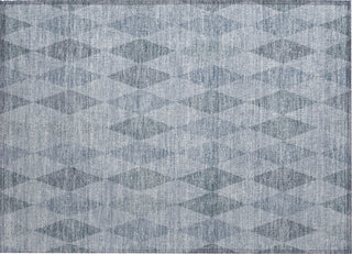 Piper Looms Chantille Geometric ACN561 Denim Area Rug