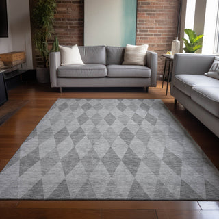 Piper Looms Chantille Geometric ACN561 Gray Area Rug