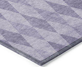 Piper Looms Chantille Geometric ACN561 Purple Area Rug