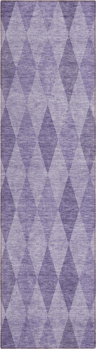 Piper Looms Chantille Geometric ACN561 Purple Area Rug