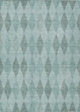 Piper Looms Chantille Geometric ACN561 Teal Area Rug