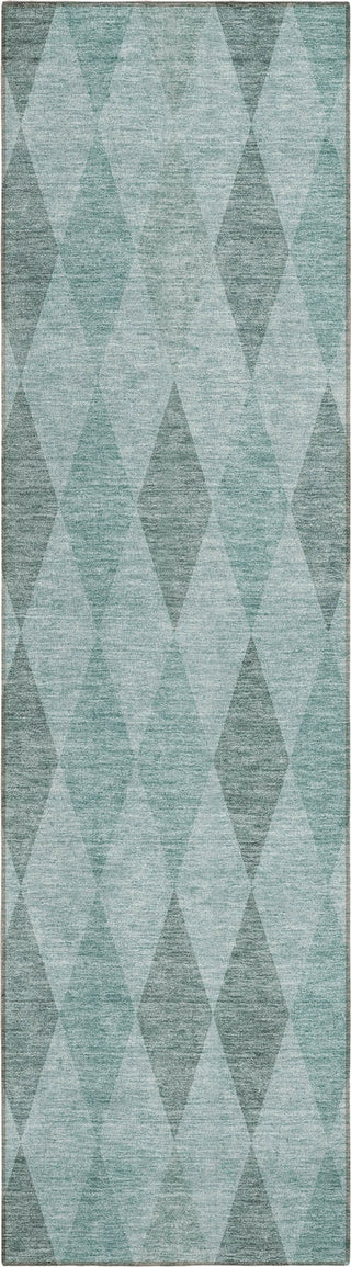 Piper Looms Chantille Geometric ACN561 Teal Area Rug