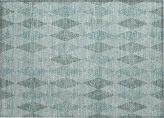 Piper Looms Chantille Geometric ACN561 Teal Area Rug