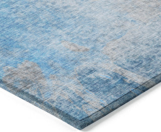 Piper Looms Chantille Abstract ACN562 Blue Area Rug