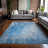 Piper Looms Chantille Abstract ACN562 Blue Area Rug