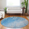 Piper Looms Chantille Abstract ACN562 Blue Area Rug