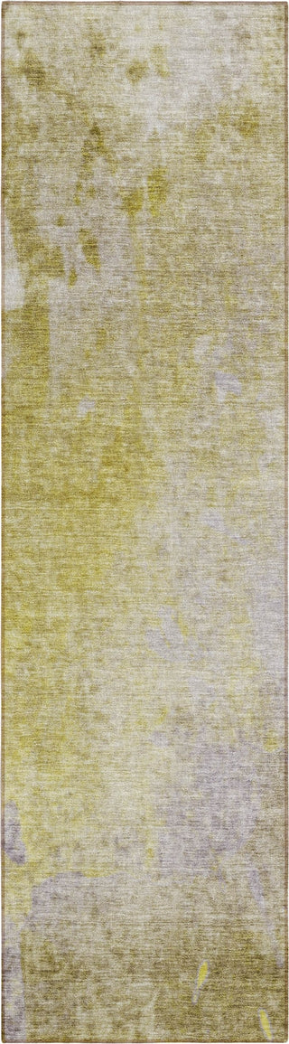 Piper Looms Chantille Abstract ACN562 Gold Area Rug