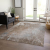 Piper Looms Chantille Abstract ACN562 Mocha Area Rug