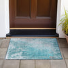 Piper Looms Chantille Abstract ACN562 Teal Area Rug