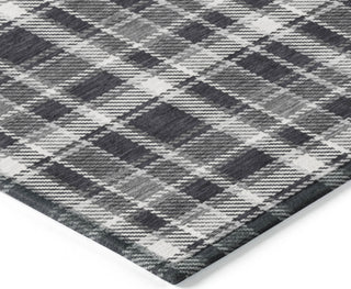 Piper Looms Chantille Plaid ACN563 Black Area Rug