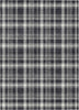 Piper Looms Chantille Plaid ACN563 Black Area Rug