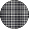 Piper Looms Chantille Plaid ACN563 Black Area Rug