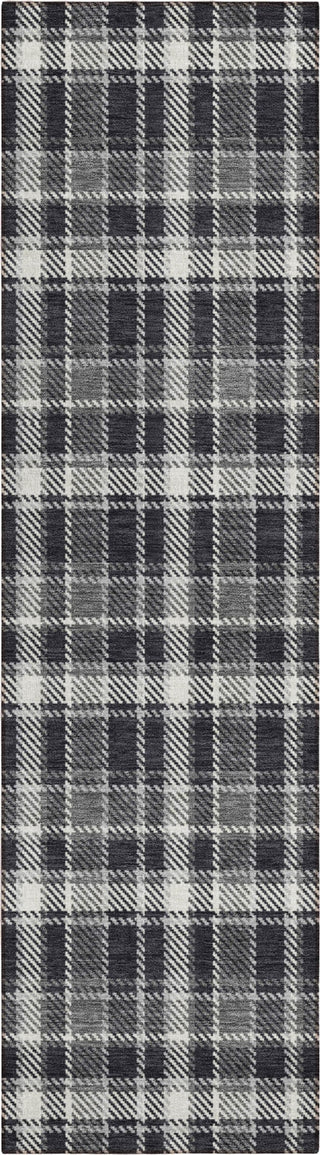 Piper Looms Chantille Plaid ACN563 Black Area Rug