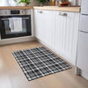 Piper Looms Chantille Plaid ACN563 Black Area Rug