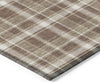 Piper Looms Chantille Plaid ACN563 Chocolate Area Rug