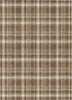 Piper Looms Chantille Plaid ACN563 Chocolate Area Rug