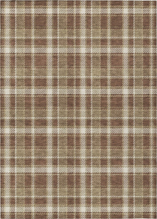 Piper Looms Chantille Plaid ACN563 Chocolate Area Rug