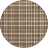 Piper Looms Chantille Plaid ACN563 Chocolate Area Rug