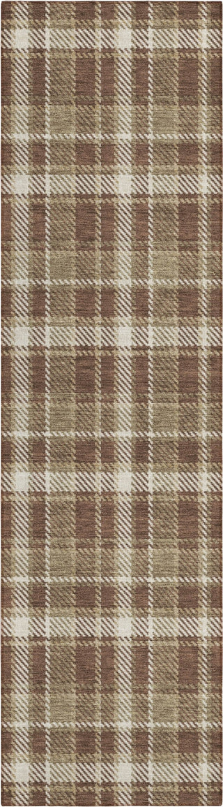 Piper Looms Chantille Plaid ACN563 Chocolate Area Rug