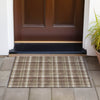 Piper Looms Chantille Plaid ACN563 Chocolate Area Rug