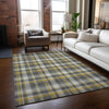 Piper Looms Chantille Plaid ACN563 Gray Area Rug