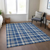 Piper Looms Chantille Plaid ACN563 Navy Area Rug