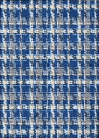 Piper Looms Chantille Plaid ACN563 Navy Area Rug