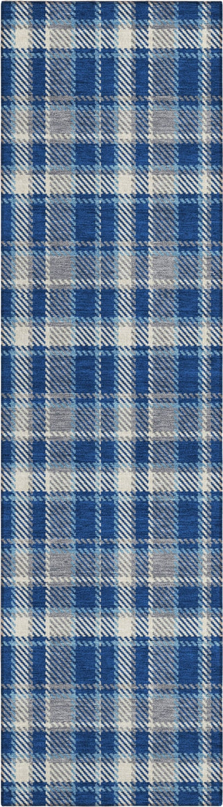 Piper Looms Chantille Plaid ACN563 Navy Area Rug