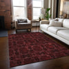 Piper Looms Chantille Panel ACN564 Burgundy Area Rug