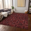 Piper Looms Chantille Panel ACN564 Burgundy Area Rug