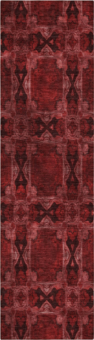 Piper Looms Chantille Panel ACN564 Burgundy Area Rug