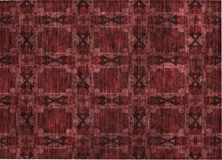 Piper Looms Chantille Panel ACN564 Burgundy Area Rug