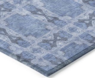 Piper Looms Chantille Panel ACN564 Denim Area Rug