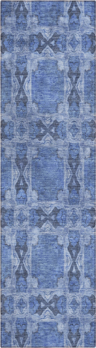 Piper Looms Chantille Panel ACN564 Denim Area Rug