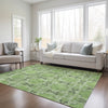 Piper Looms Chantille Panel ACN564 Green Area Rug