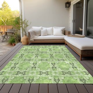 Piper Looms Chantille Panel ACN564 Green Area Rug